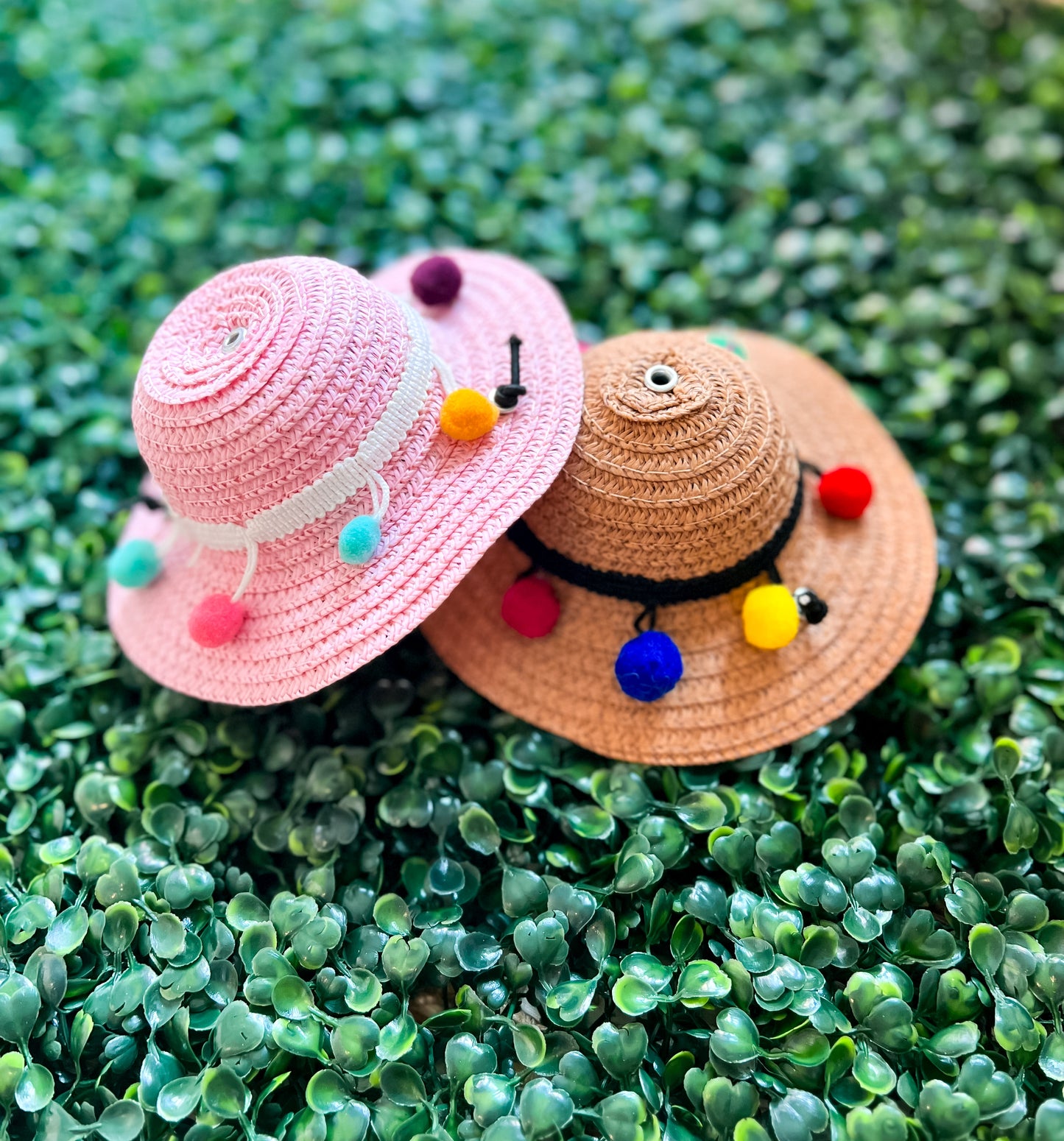 Adorable colorful tiny hats for dogs