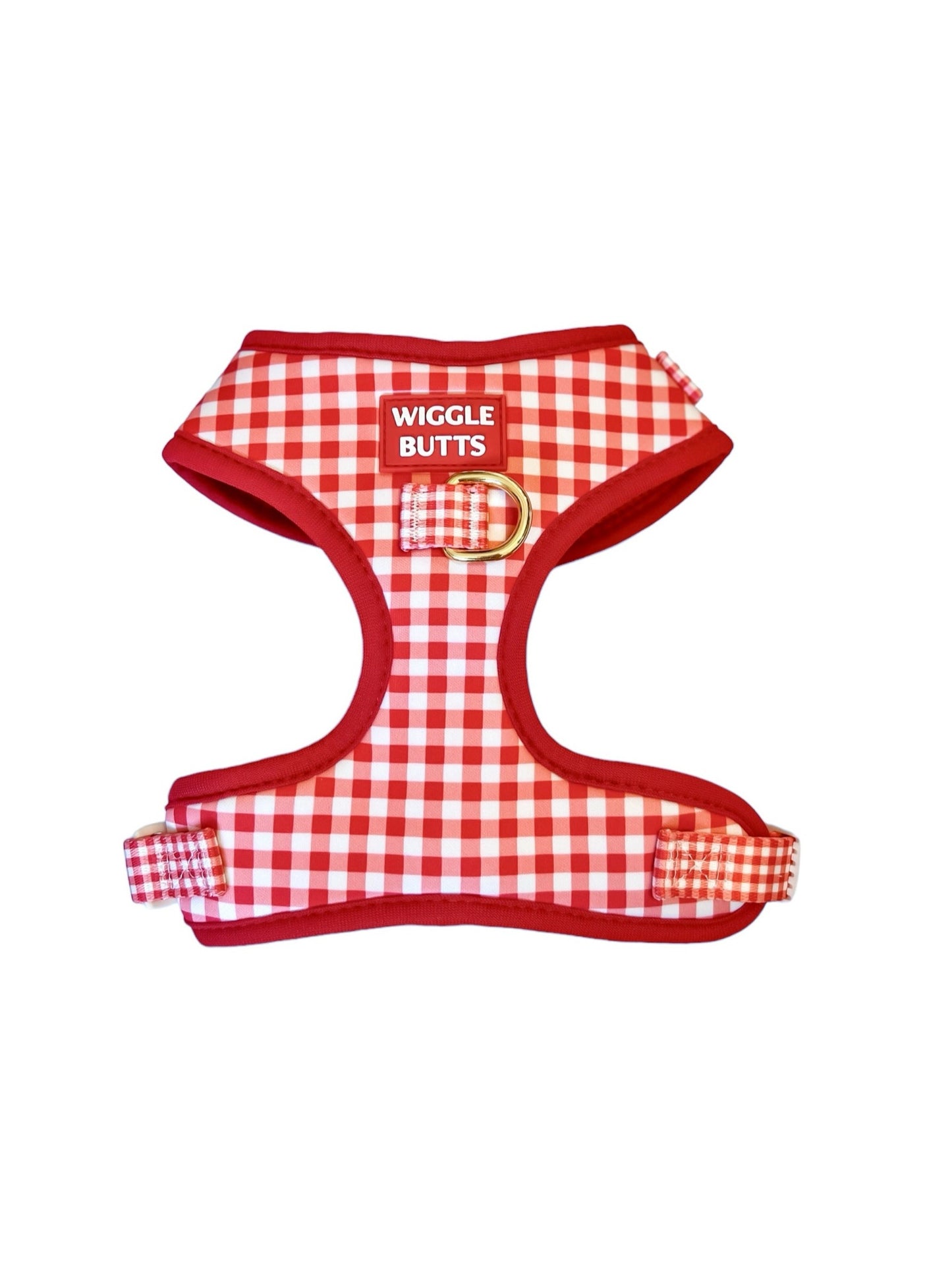 Red-dy Set Gingham Adjustable Harness