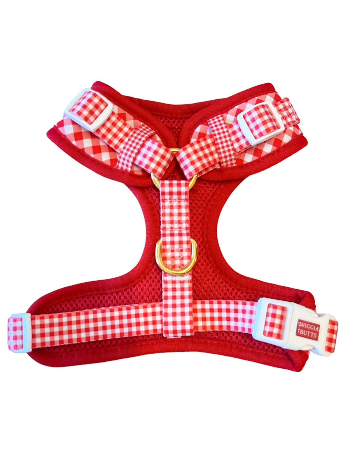 Red-dy Set Gingham Adjustable Harness