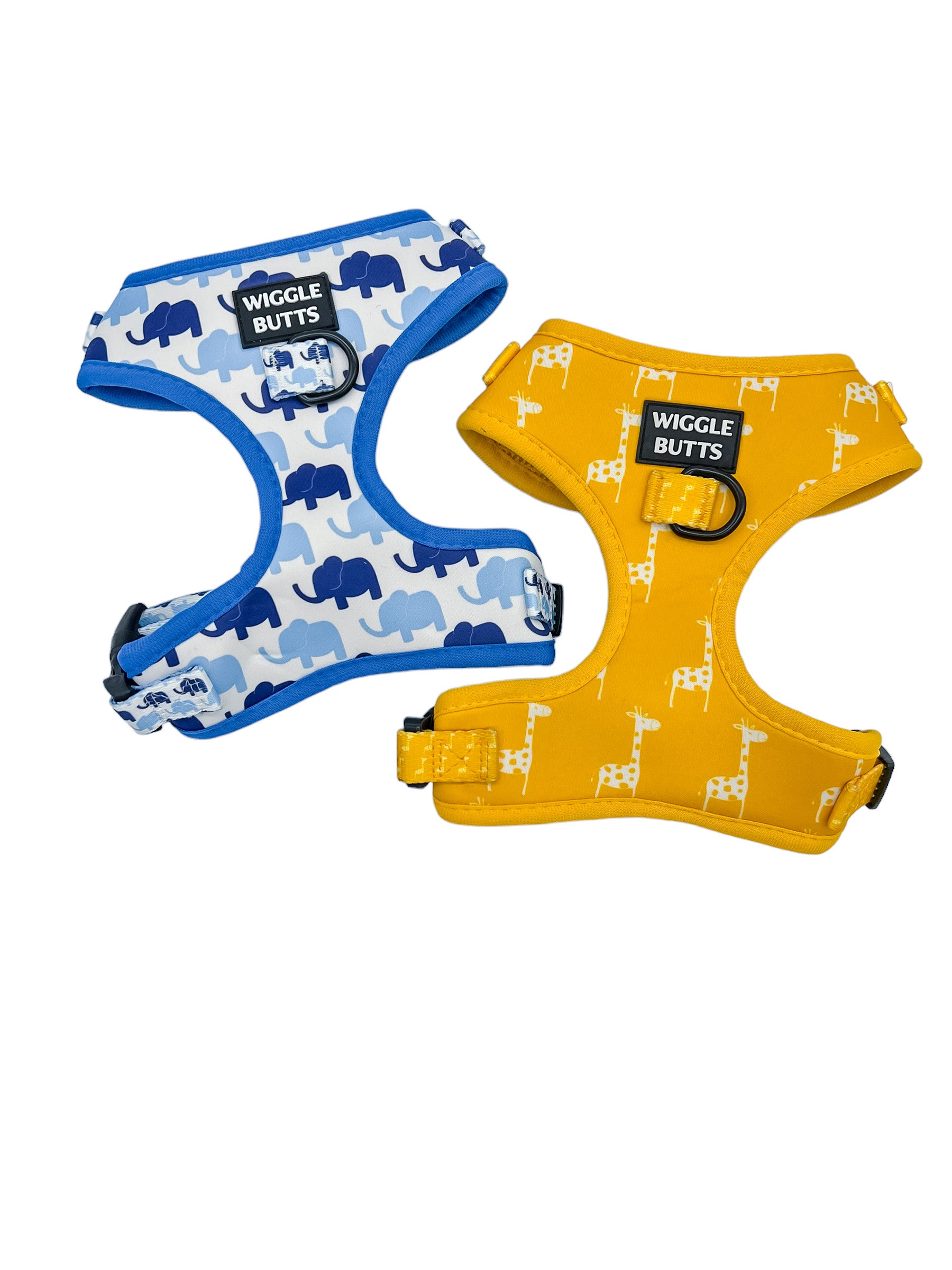 Cute elephant and giraffe-designed harnesses for dogs