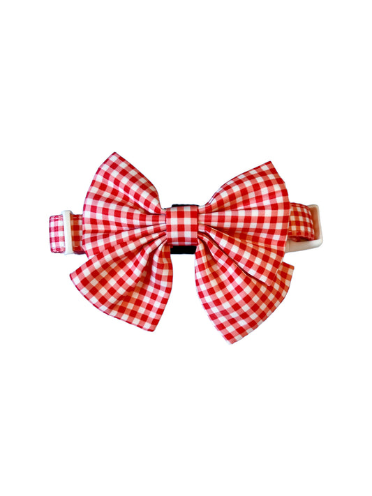 Red-dy Set Gingham Bow